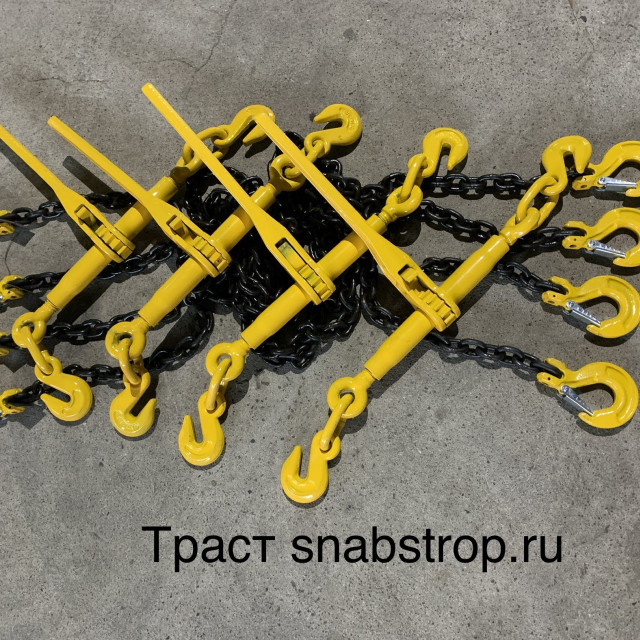 Крепление груза на трале при перевозке